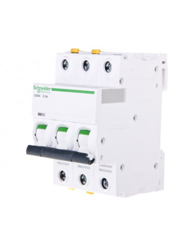 Wyłącznik nadprądowy 3P D 6A 6kA AC...