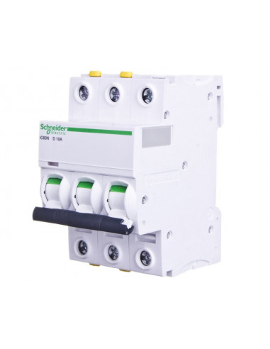 Wyłącznik nadprądowy 3P D 10A 6kA AC...