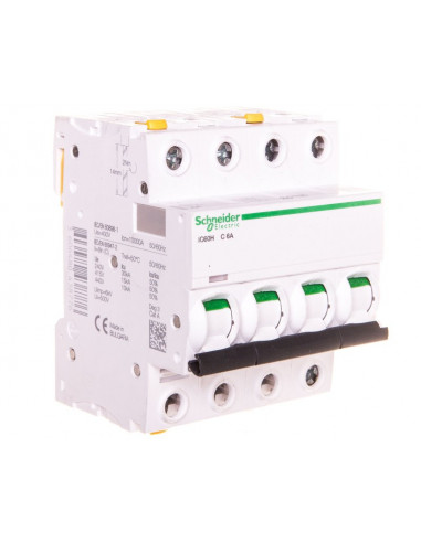 Wyłącznik nadprądowy 4P C 6A 10kA AC...