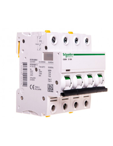 Wyłącznik nadprądowy iC60N-D16-4 D...