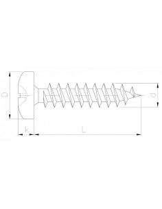 Wkręt hartowany do drewna z...
