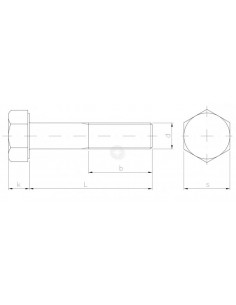 Śruba z łbem 6-kątnym z...