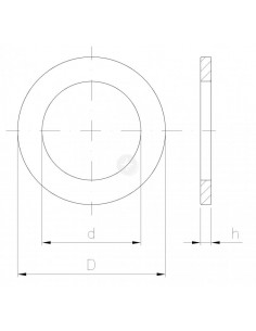 Podkładka okrągła zgrubna...