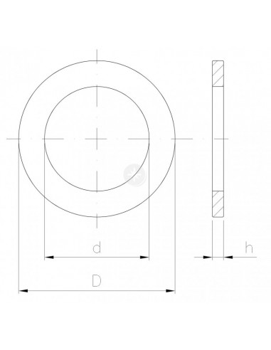 Podkładka okrągła zgrubna M24 x 44...