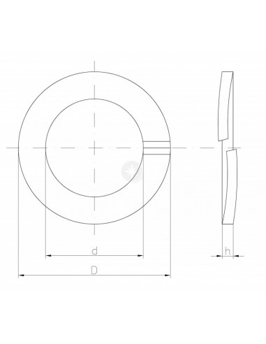 Podkładka sprężysta M10 x 18.1 /5kg