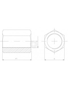 Nakrętka 6-kątna łącznikowa...