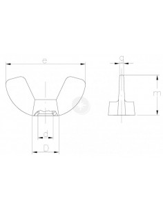 Nakrętka skrzydełkowa...
