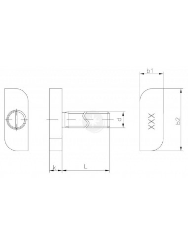 INOX Śruba młotkowa typ 28/15 M10 x...