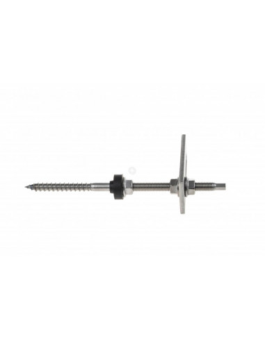 INOX Szpilka drewno-metal z uchwytem...