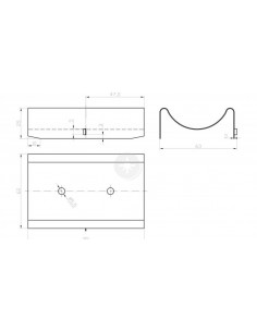 Łącznik wzdłużny 0.5 /50szt.