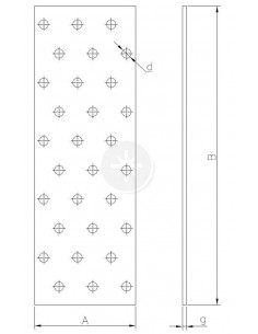 Płytka perforowana 60 x 30...