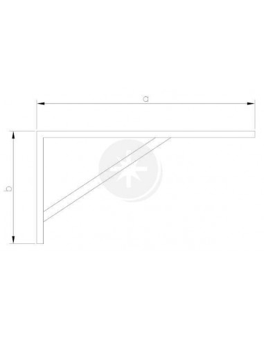 Wspornik techniczny 400 x 250 /10szt.
