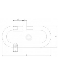 Ogniwo skręcane 5 x 4.8...