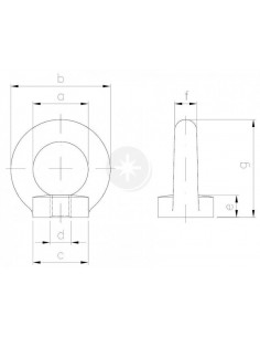 Nakrętka z uchem M27 x M27...