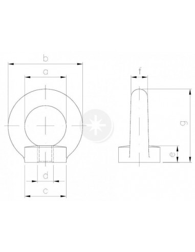 Nakrętka z uchem M27 x M27 /5szt.