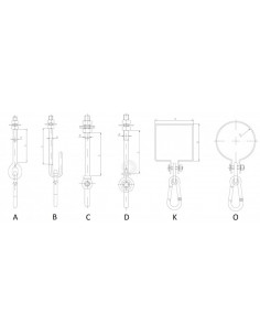 Mocowanie huśtawki '- x 130...