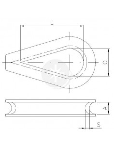 Kausza 24.5 x 7.5 /5szt.