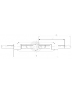 Śruba rzymska prosta 100 x...