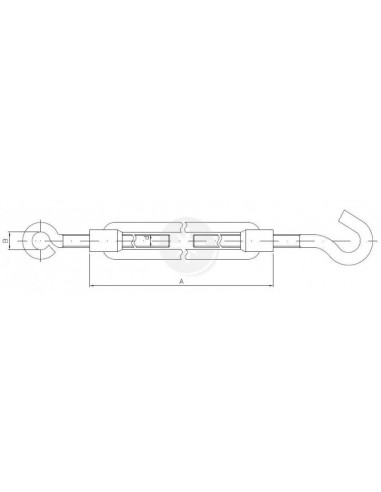 Śruba rzymska OKO-HAK (końcówki...
