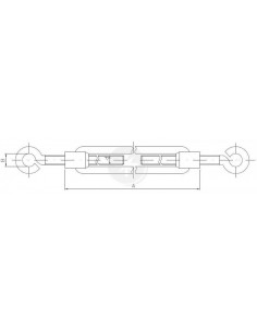 Śruba rzymska OKO-OKO...