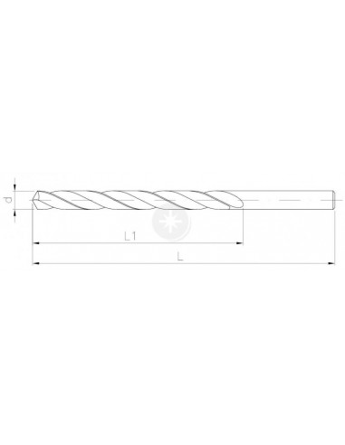 Wiertło do metalu walcowane 5.1 x 86...