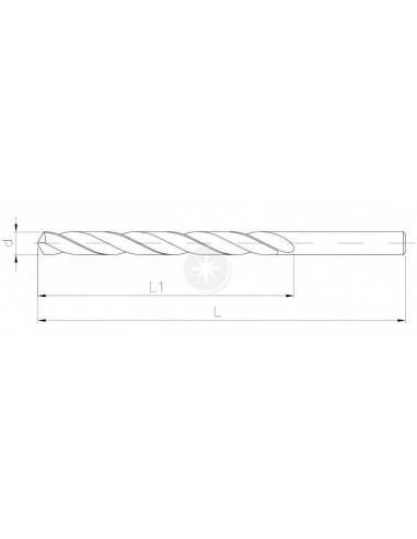 Wiertło do metalu szlifowane 5.0 x 86...