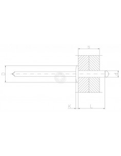 Nit zrywalny STAL/STAL z...