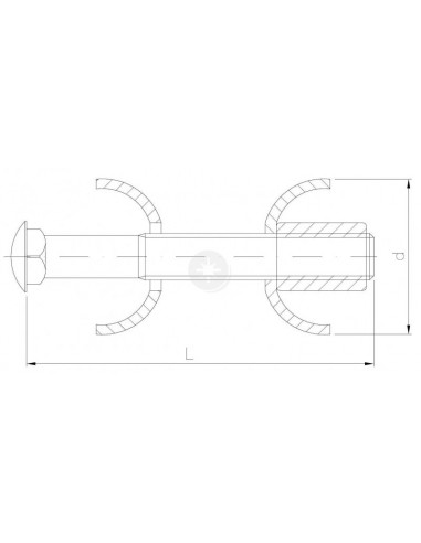 Złącze płyt meblowych 35.0 x 150.0...