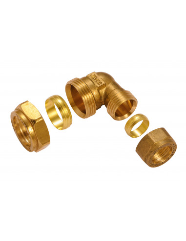 Kształtka Miedź Zaciskowa Kolano 15...