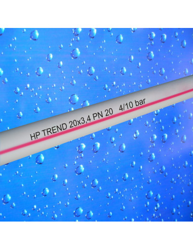 RURA PP WODA CIEPŁA 16X2,7 4M PN 20
