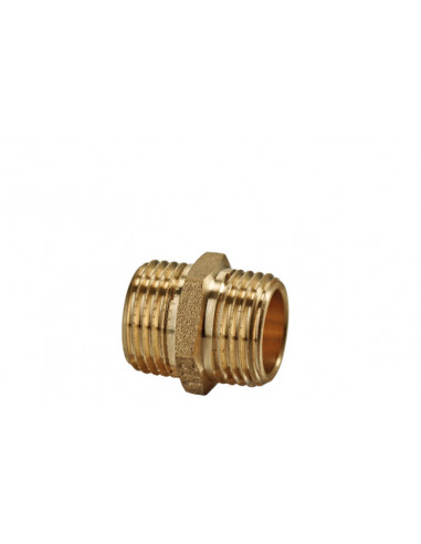 Kształtka Mosiądz Nypel 1/2 Gz/Gz...