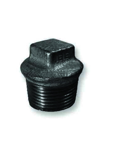 Kształtka Żeliwo Korek 3" Zew Czarny