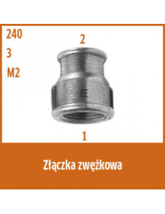 Kształtka Żeliwo Mufa Red...