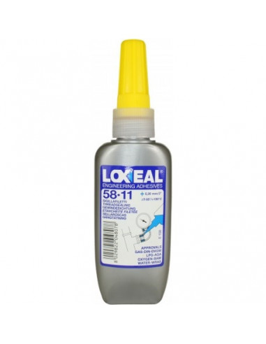 KLEJ DO POLACZEN GWINT. LOXEAL 50ML