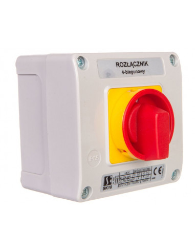 Łącznik Krzywkowy 10A, Rozłącznik 0-1...