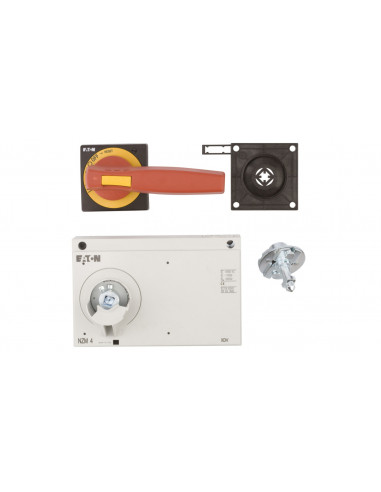 Napęd drzwiowy czerwono-żółty z...