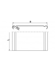 Pokrywa korytka PKP200/3 2