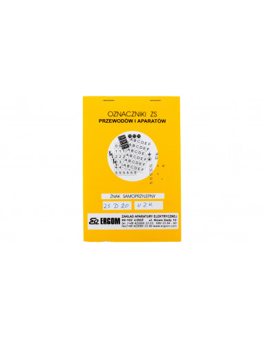 Znaki samoprzylepne ZS D20/UZK...