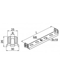 Wieszak wewnętrzny korytka... 2