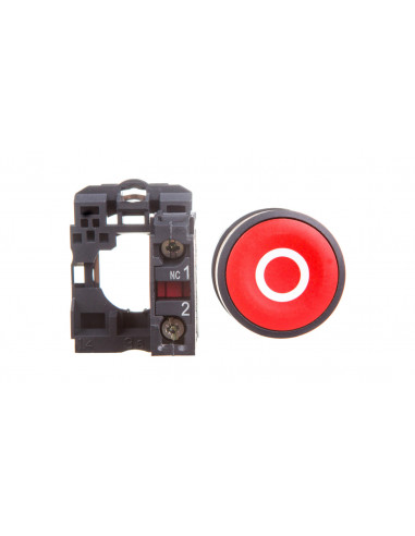 Przycisk sterowniczy 22mm czerwony 1R...