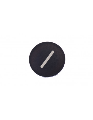 Wkładka przycisku 22mm płaska czarna...