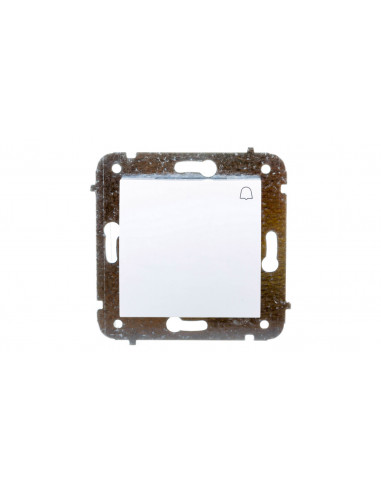 CARLA Przycisk dzwonek biały 1714-10