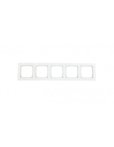 AS Ramka pięciokrotna biała R-5G/00