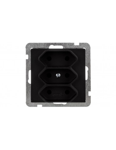 SONATA Gniazdo potrójne b/u 2,5A EURO...