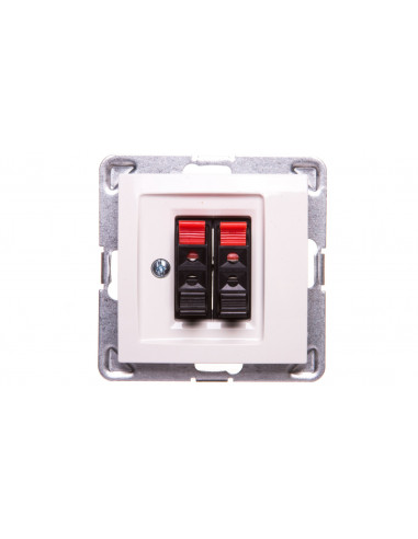 IMPRESJA Gniazdo głośnikowe podwójne...