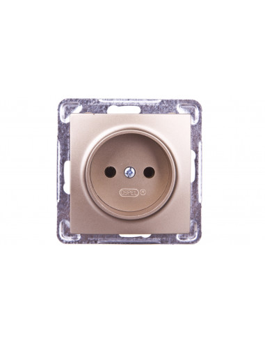 IMPRESJA Gniazdo pojedyncze b/u złoty...