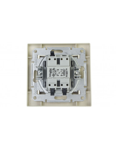 ASFORA Przycisk żaluzjowy kremowy...