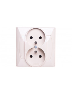 AKCENT Gniazdo podwójne z/u...