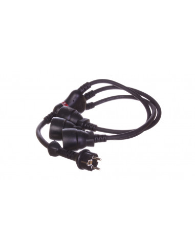 HELMO Przedłużacz trójdzielny gumowy...