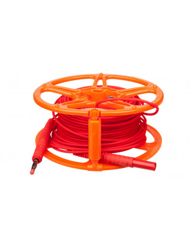 Przewód pomiarowy 30m czerwony na...